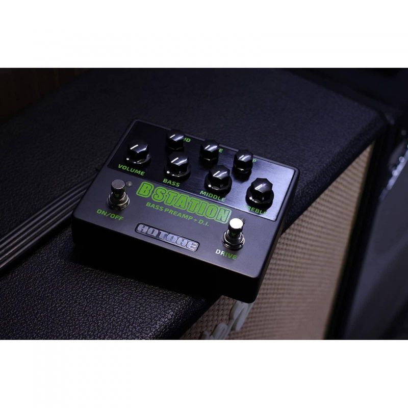 Hotone B Station Bass Preamp m/DI, Mute, og vrengkanal