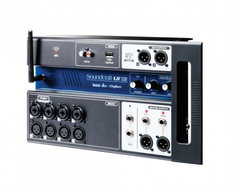 Soundcraft UI12 Remote-mikser 12 input m/WiFi og DSP