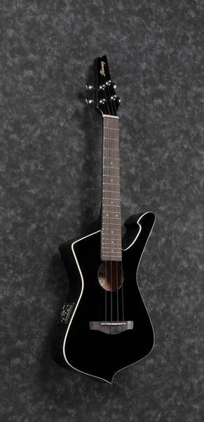 Ibanez UICT10-BK Iceman Tenor Ukulele m/Mik og Bag