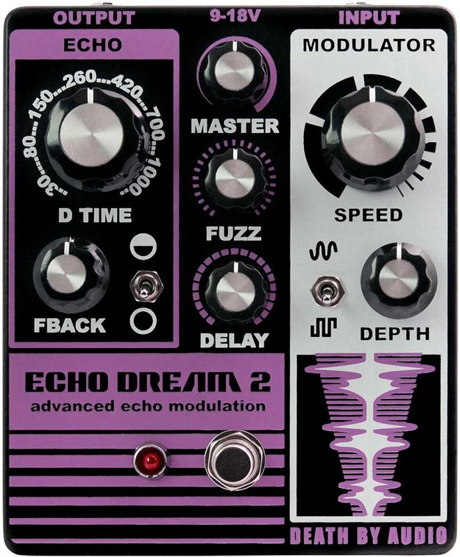 Death By Audio Echo Dream II Modulated Delay/Echo Pedal
