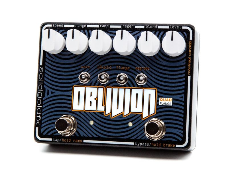 SolidGoldFX Oblivion Quad Flanger Pedal