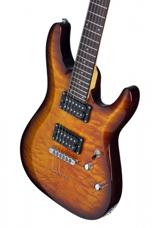 Schecter C-6 PLUS Vintage Sunburst