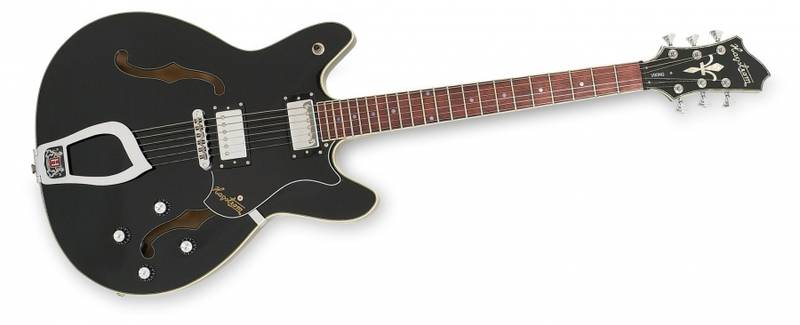 Hagstrm Viking Black El.gitar Svart