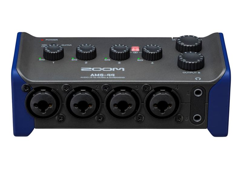 Zoom AMS-44 Audio Interface for Music & Streaming