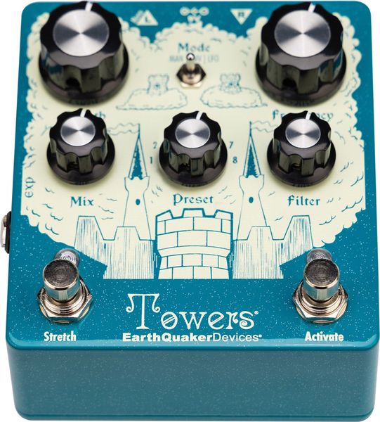 EarthQuaker Devices Towers Stereo Reverberant Filter