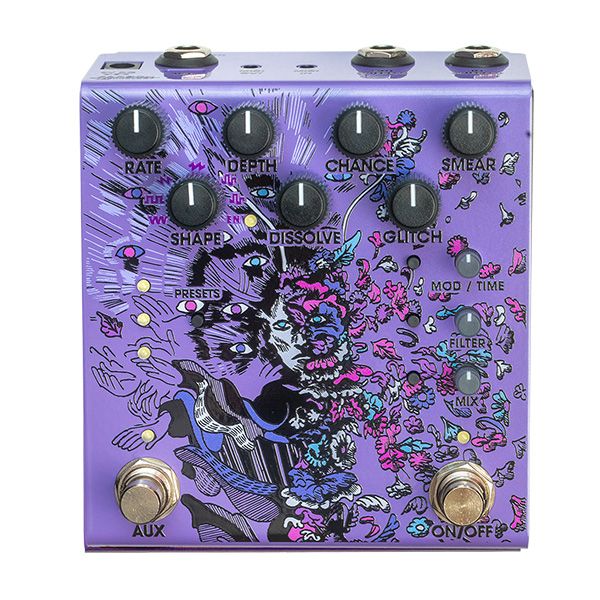 Old Blood Noise Parting Glitch Delay/Reverb Crushing Modulation Device Purple